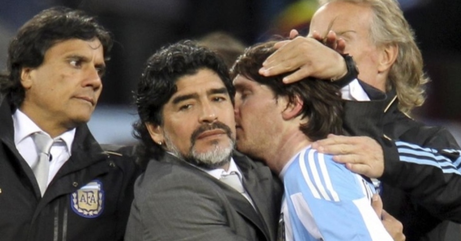 Sự thật về mối quan hệ giữa Messi và Maradona