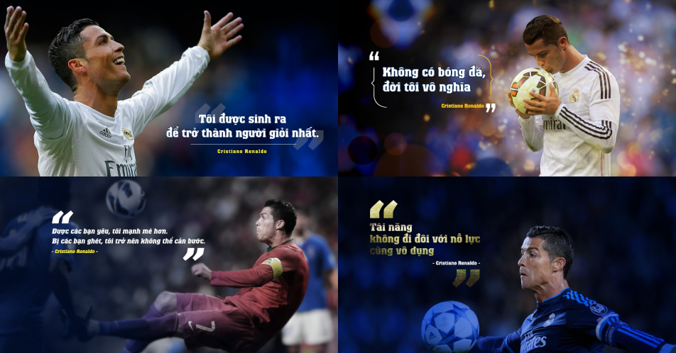 Những câu nói ấn tượng của Ronaldo