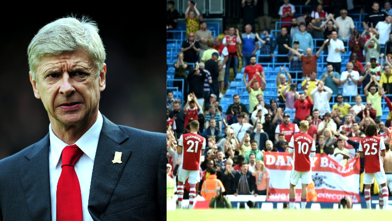 Chỉ một hành động sau trận thua Man City, CĐV Arsenal chứng tỏ đang nhớ Arsene Wenger rất nhiều