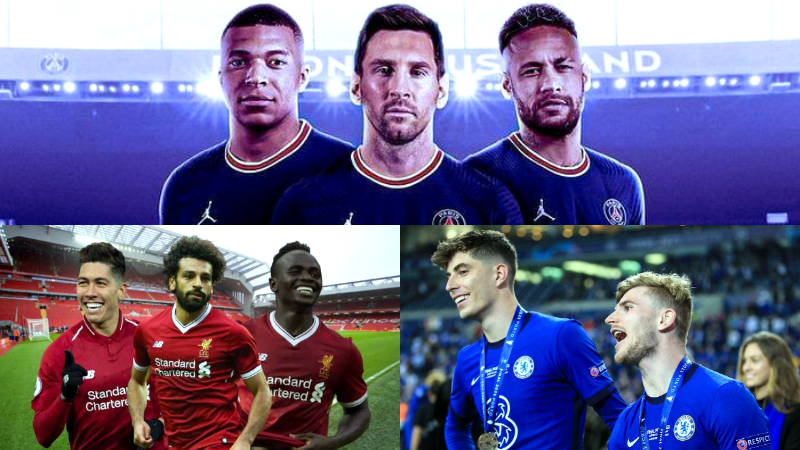 5 bộ ba tiền đạo hay nhất thế giới hiện nay: Chelsea cùng Liverpool góp mặt