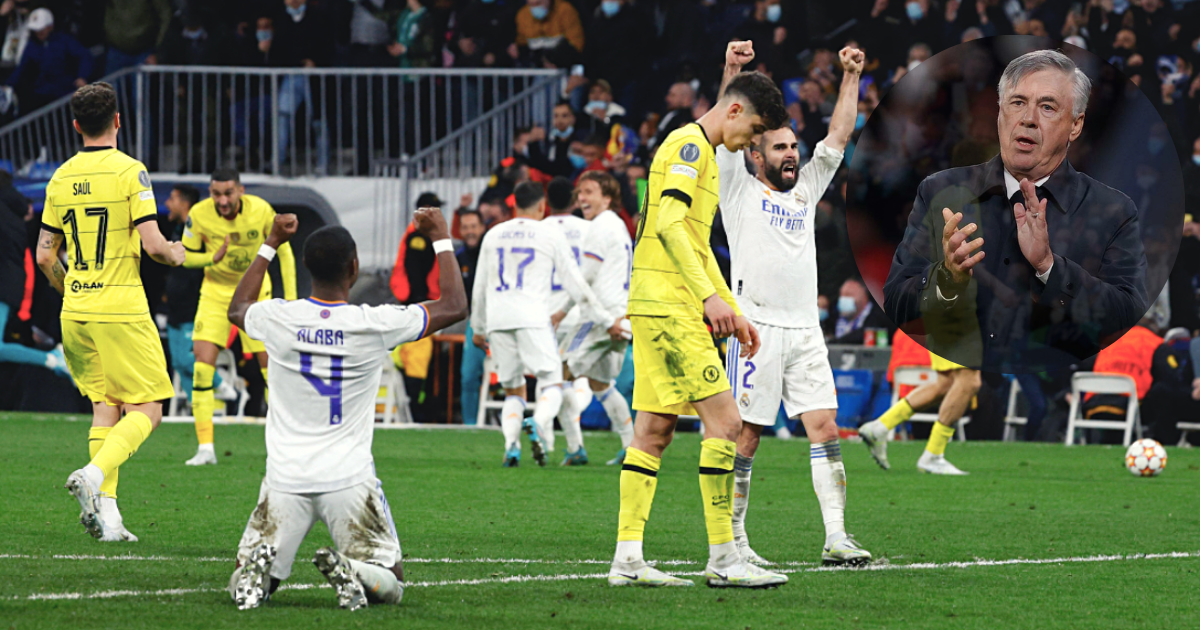 Sau trận đấu, HLV Ancelotti lên tiếng nói điều bất ngờ về Chelsea