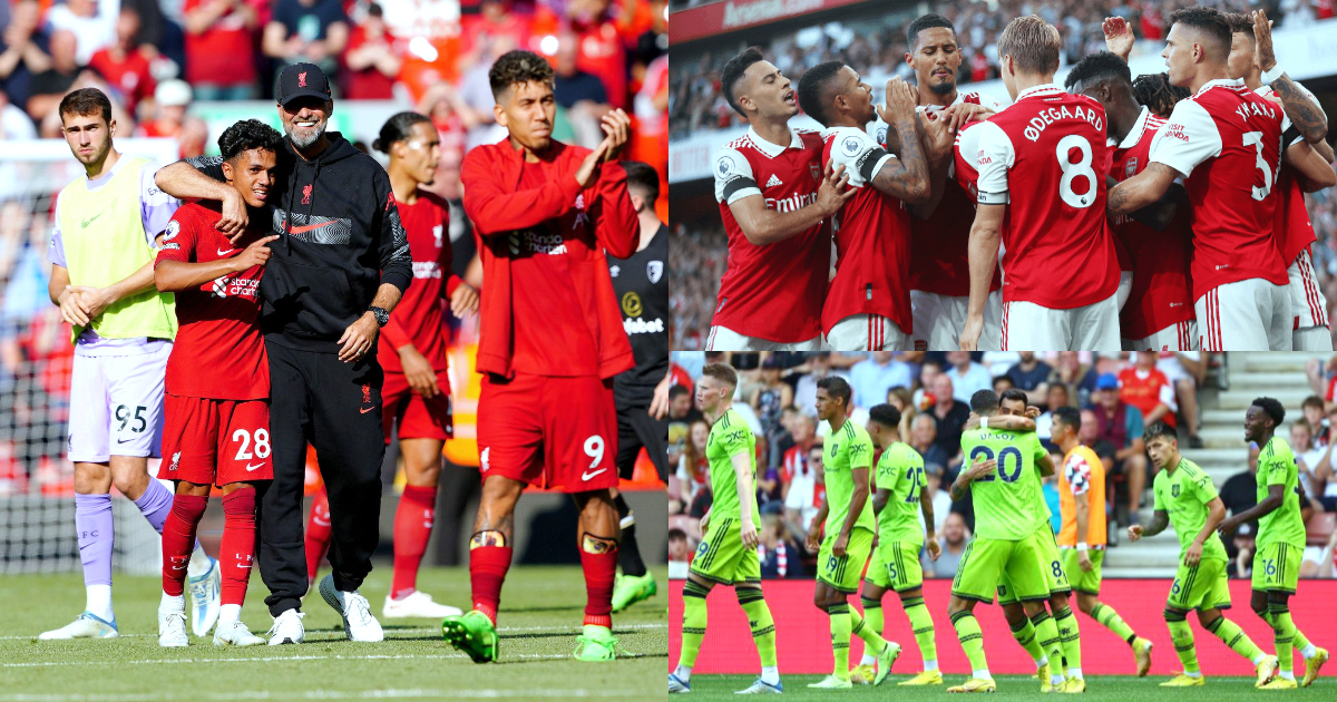 Bảng xếp hạng Ngoại hạng Anh sau vòng 4: MU, Liverpool thăng tiến, Arsenal giữ vững top 1