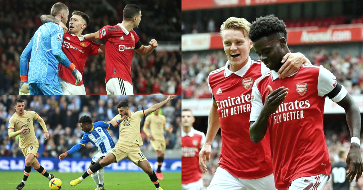 BXH Ngoại hạng Anh sau vòng 14: Arsenal vững ngôi đầu, MU vượt mặt Chelsea